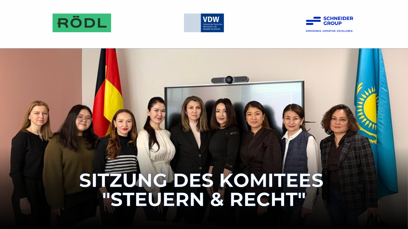 Die Sitzung des Komitees „Steuern & Recht“, 29.01.2026